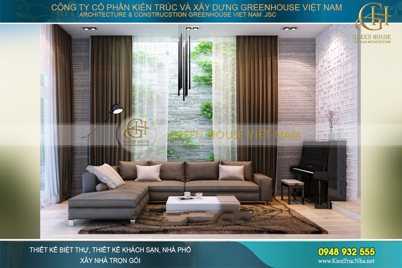 thiết kế giếng trời theo phong thủy