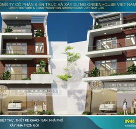 thiết kế nhà ống hiện đại tại Hà Nội
