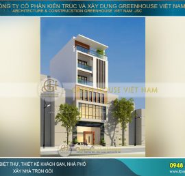 thiết kế tòa nhà văn phòng hiện đại đẹp