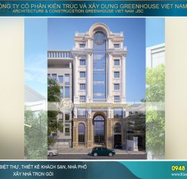 thiết kế khách sạn tân cổ điển tại hà nội