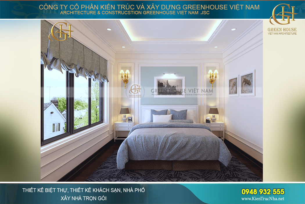 thiết kế nội thất biệt thự tân cổ điển tại Hà Nội