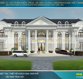thiết kế biệt thự tân cổ điển đẹp