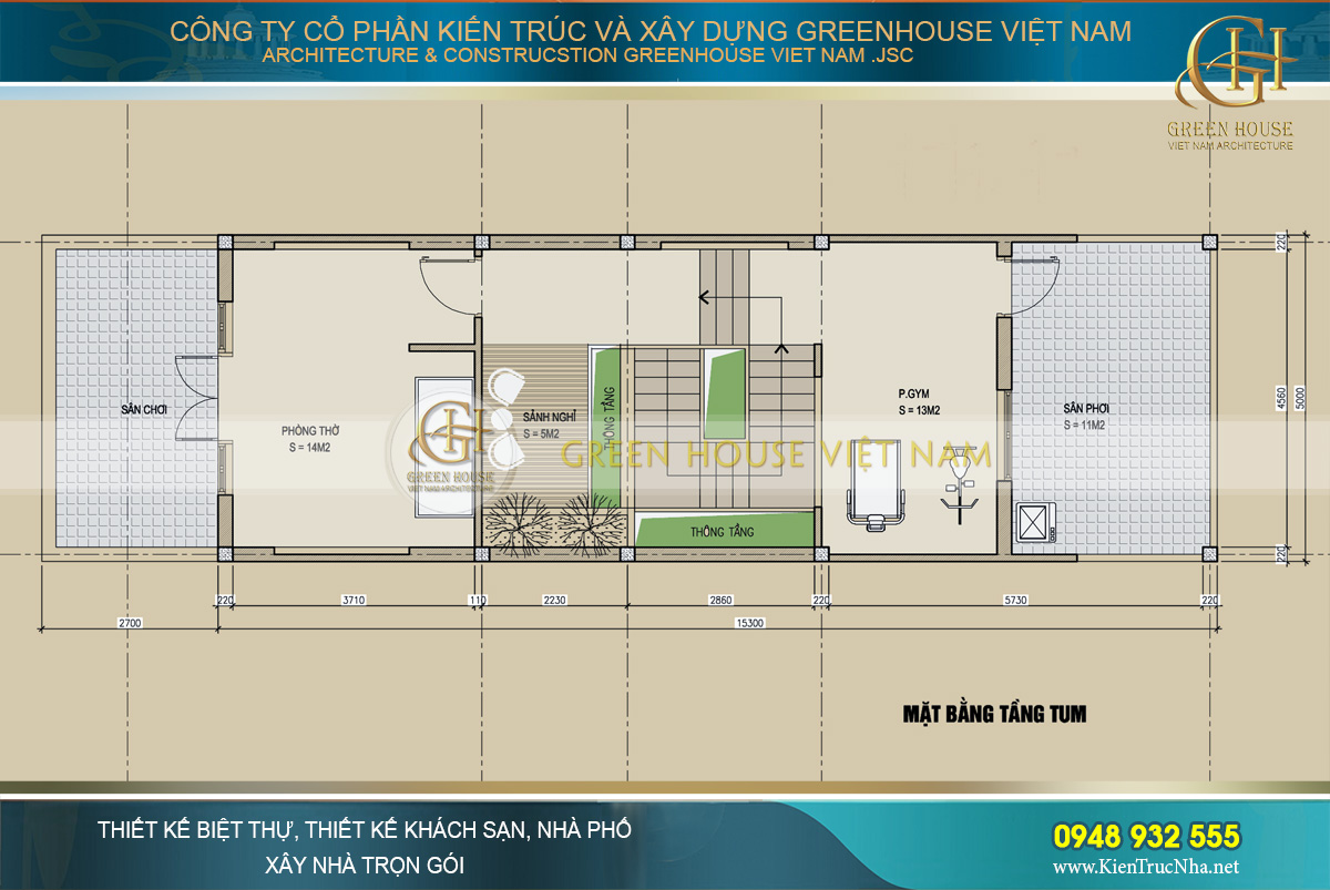 thiết kế nhà phố tân cổ điển tại bắc giang