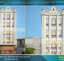 thiết kế nhà phố giả biệt thự đẹp