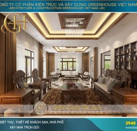 thiết kế nội thất biệt thự á đông