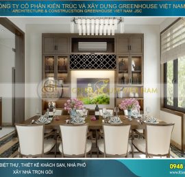 thiết kế phòng ăn đẹp hiện đại