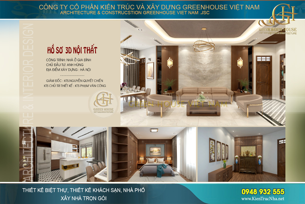thiết kế nội thất chung cư hiện đại tại hà nội