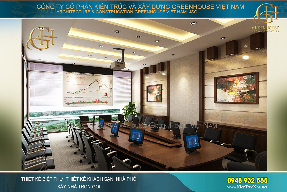 thiết kế nội thất văn phòng công ty hà nội
