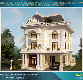 thiết kế biệt thự tân cổ điển bắc ninh