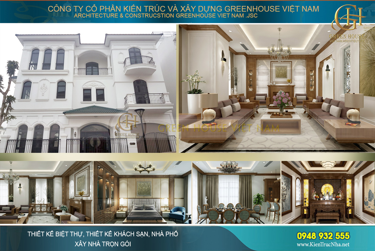 cải tạo nội thất biệt thự vinhomes hải phòng