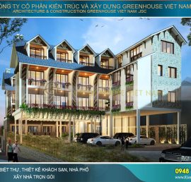 thiết kế khách sạn đẹp tại Đà Lạt