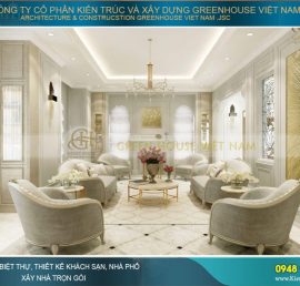 màu sắc trong thiết kế nội thất biệt thự