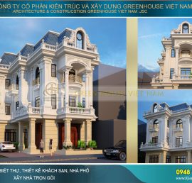 mẫu biệt thự tân cổ điển đẹp giá 2-3 tỷ
