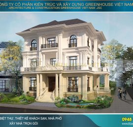 thiết kế biệt thự 300m2 đẹp