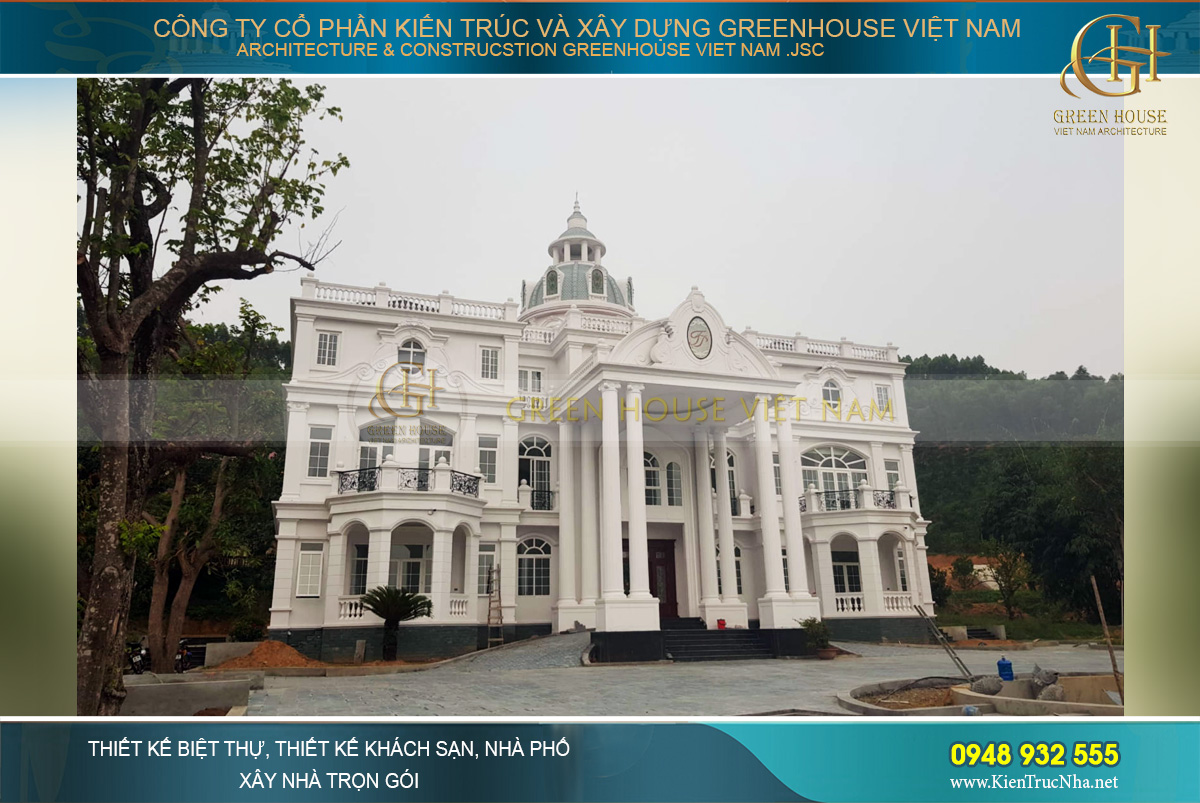 thi công trọn gói biệt thự 2019