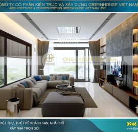 thiết kế phòng khách hiện đại