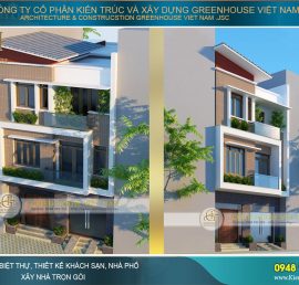 mẫu mặt tiền nhà ống đẹp
