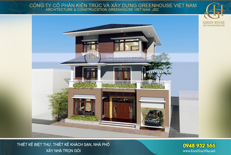 thiết kế biệt thự hiện đại