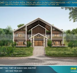 thiết kế biệt thự 2 tầng đẹp