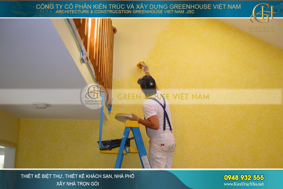 cách sơn tường bền đẹp