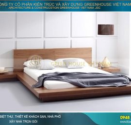 mẫu giường không chân đẹp 2020