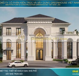 thiết kế biệt thự 400m2 đẹp
