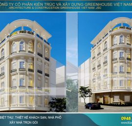thiết kế khách sạn 3 sao hải phòng