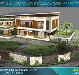 thiết kế biệt thự nghỉ dưỡng đẹp