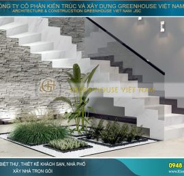 tiểu cảnh gầm cầu thang